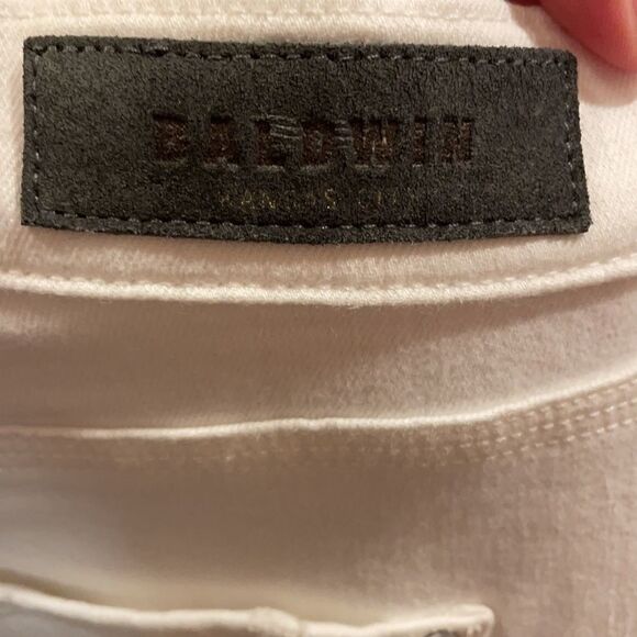 Baldwin KC White Maxwell Mid Rise Cropped Jeans - Picture 7 of 11